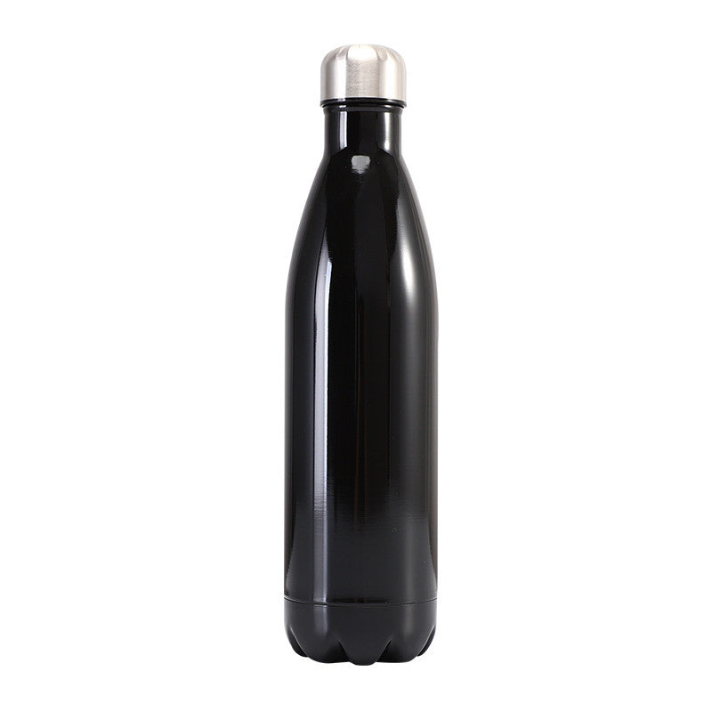 750ML Stainless Steel Water Bottle Thermos Flask, Double-Walled Leak-Proof Insulated Water Bottle for Running, Cycling, Camping