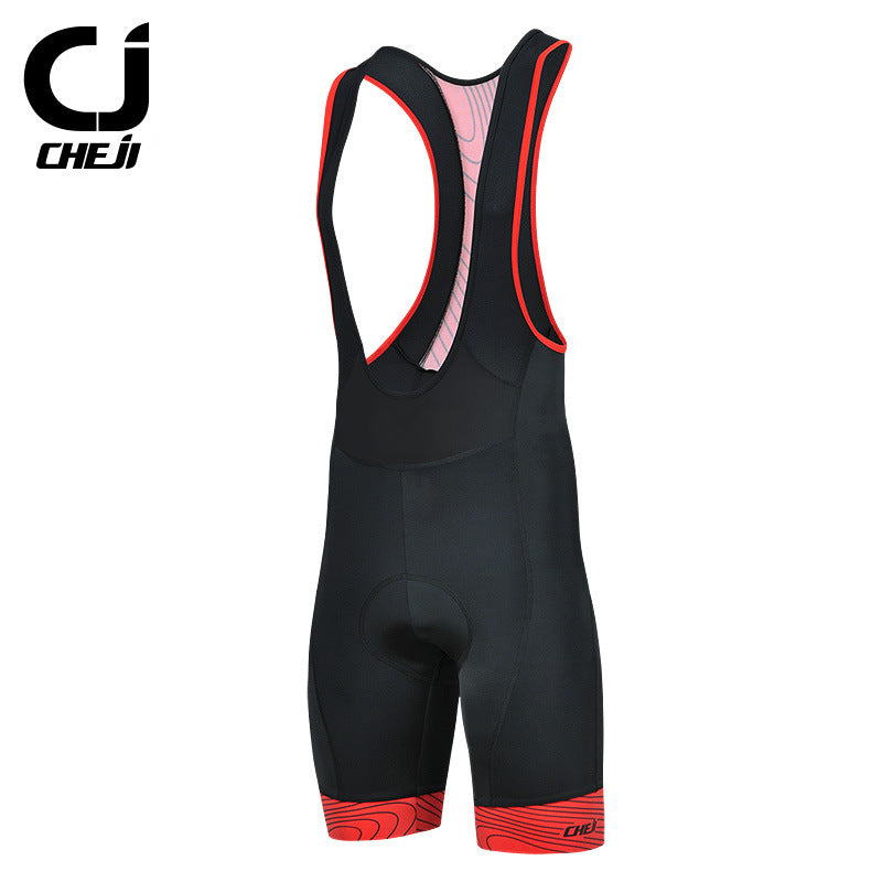 cheji polar fluorescent green strap cycling shorts men's summer cycling pants mountain biking jerseys