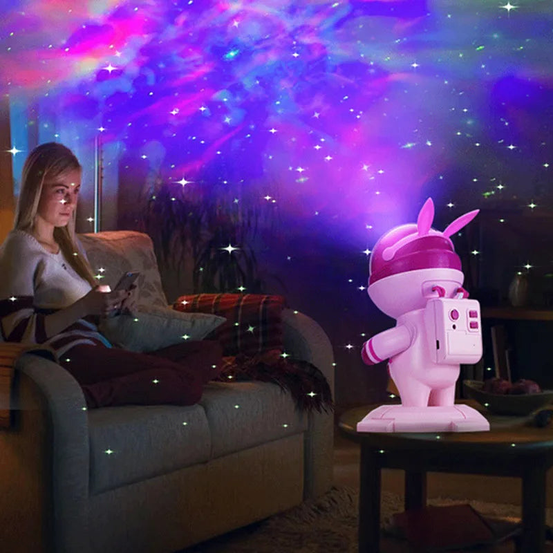 Galaxy Astronaut Star Projector Starry Sky Night Light Nebula With Remote Control Projector for Bedroom Home Ceiling Kids Gift