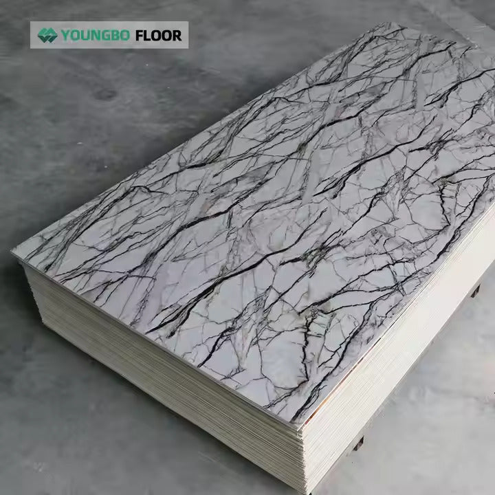 Sample of Wall Panel Luxury Vinyl PVC Panel UV PVC Marble Sheet UV Plates for Home