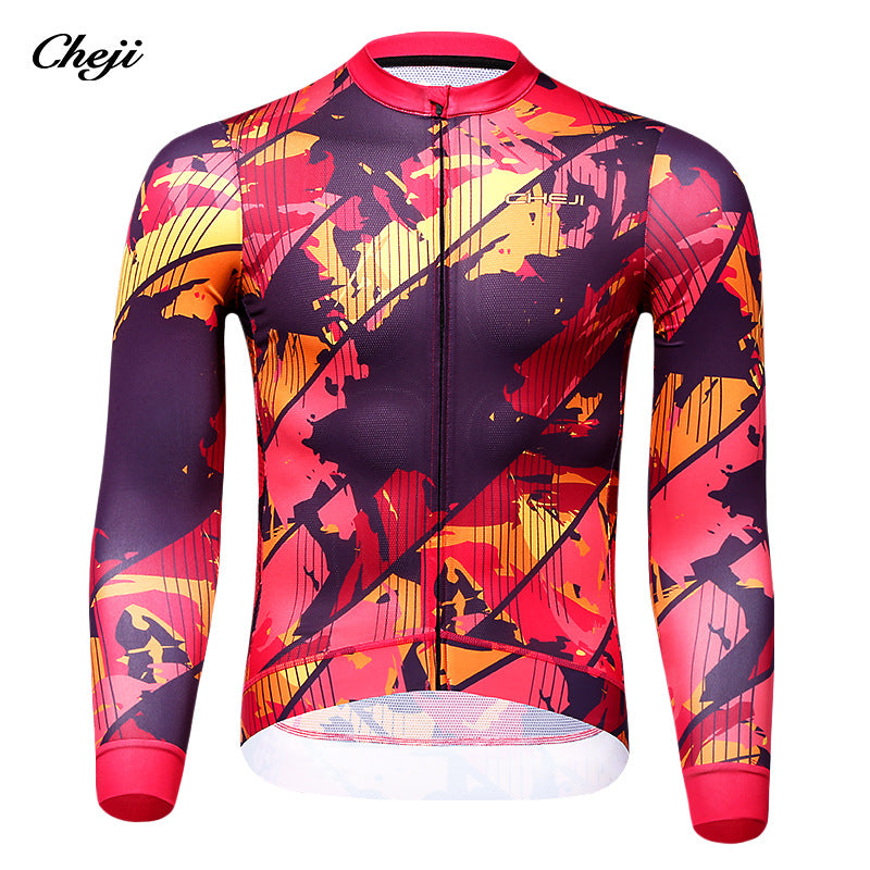 cheji trail cycling clothes men's long sleeve shirt spring, summer and autumn