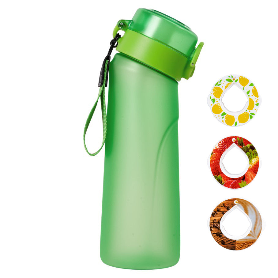 Fruit Fragrance Air Water Bottle With Flavor Pods Set And Straw 25 oz/750ml