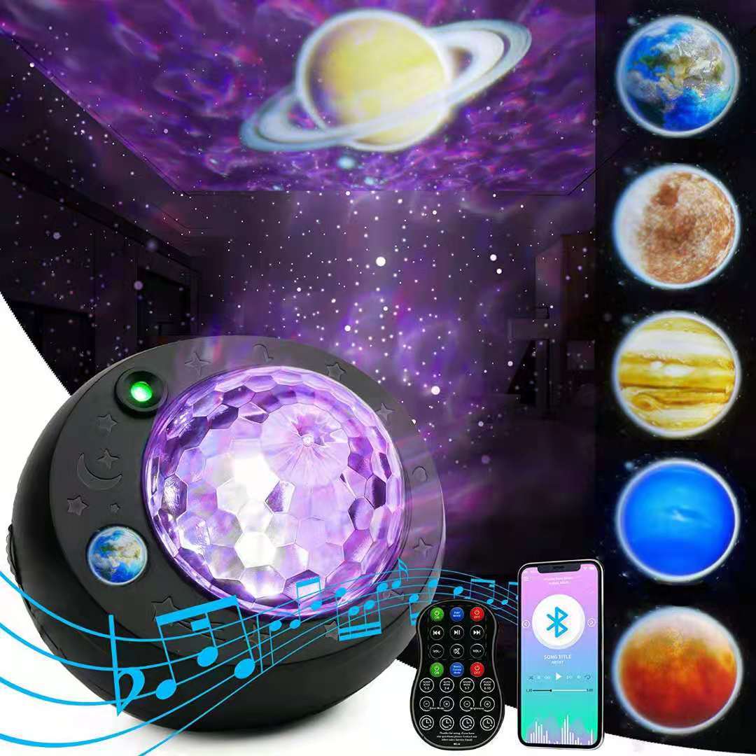 LED Star Light Projector Night Nights Blueteeth USB Music Player Starry Sky Porjectors Nightlight for Bedroom Luminaria