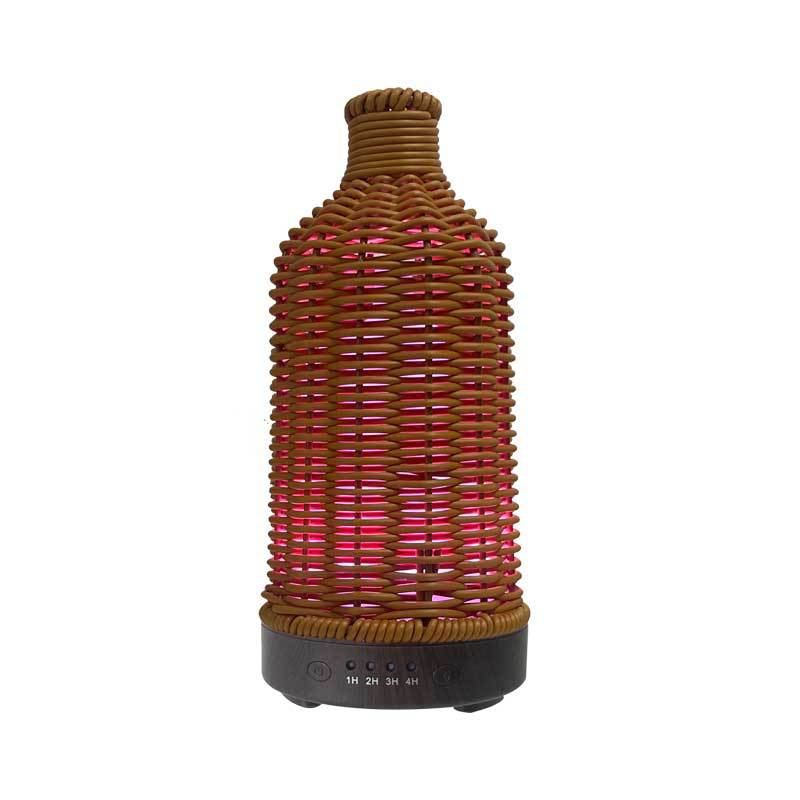 Hot air balloon rattan diffuser wine bottle woven desktop diffuser colorful bedside night light