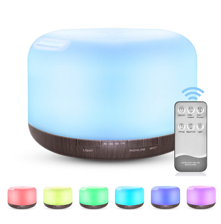 1000ML Aroma Diffuser Colorful Household Ultrasonic Aromatherapy Fragrant Oil Humidifier Vaporizer