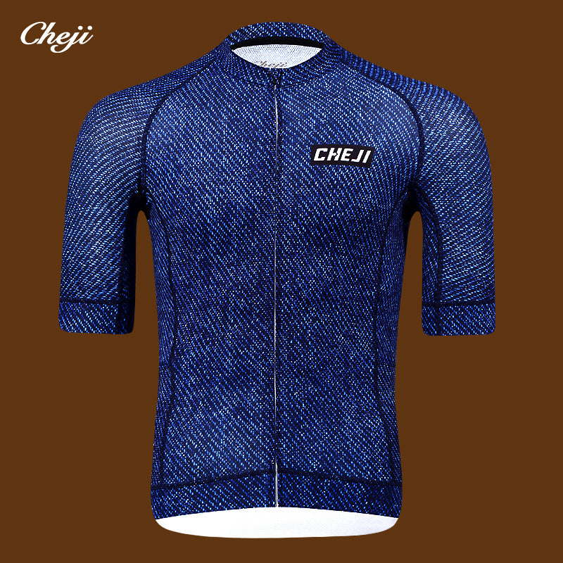 cheji trail cycling jersey short sleeve top summer men's bicycle shirt