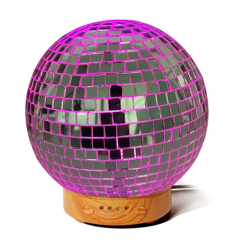 Disco glass ball diffuser bedroom KTV atmosphere light night light diffuser atomization diffuser