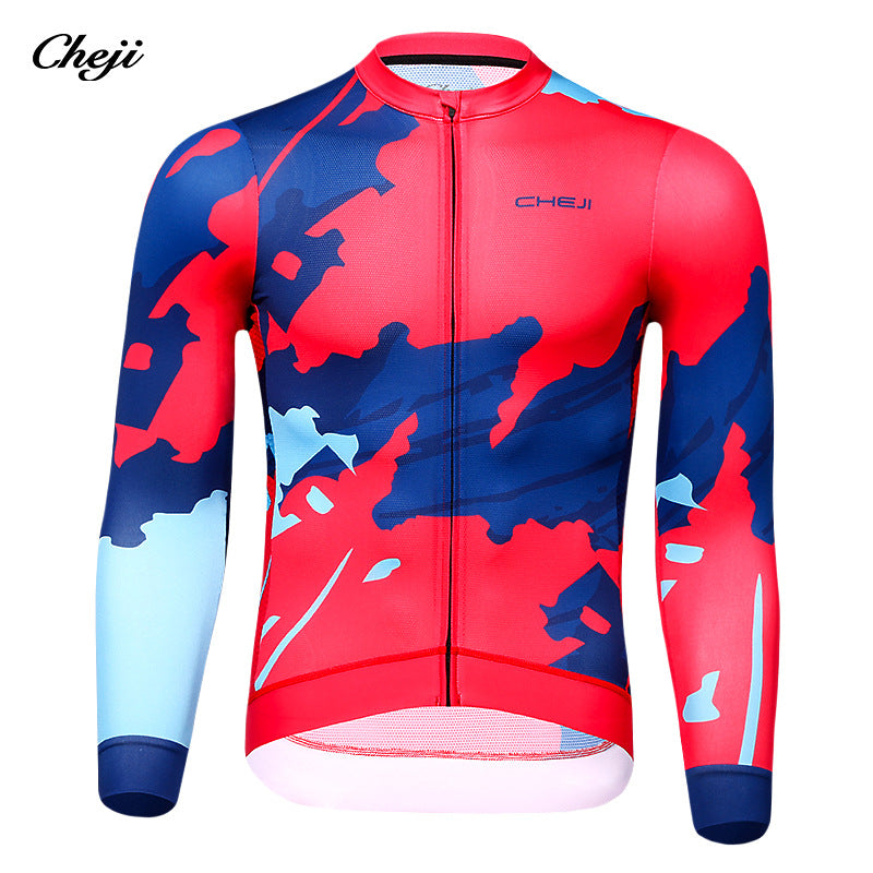 cheji trail cycling clothes men's long sleeve shirt spring, summer and autumn