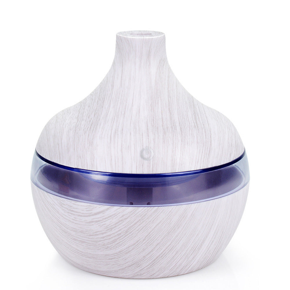 500ML Wood Grain Aromatherapy Essential Oil Humidifier Bedroom Hotel Household Large Fog Smart Water Drop Humidifier