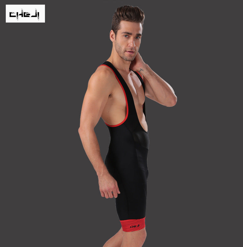 cheji polar fluorescent green strap cycling shorts men's summer cycling pants mountain biking jerseys