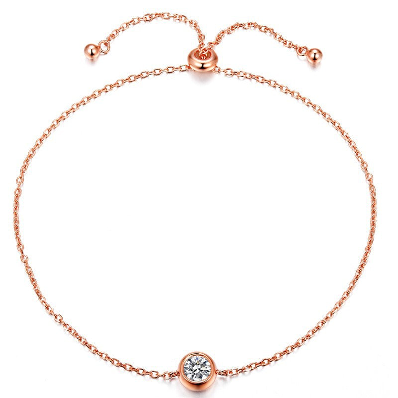 Trendy new Moissanite 1 carat lucky bubble necklace set Silver jewelry S925 women's accessories Internet celebrity