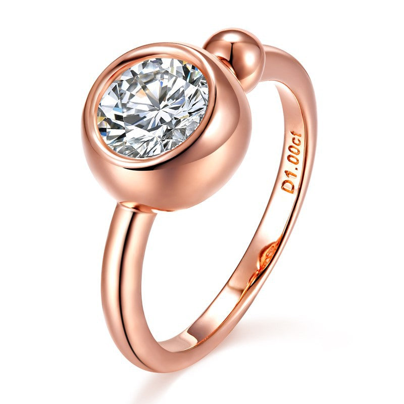 Trendy new Moissanite 1 carat lucky bubble necklace set Silver jewelry S925 women's accessories Internet celebrity