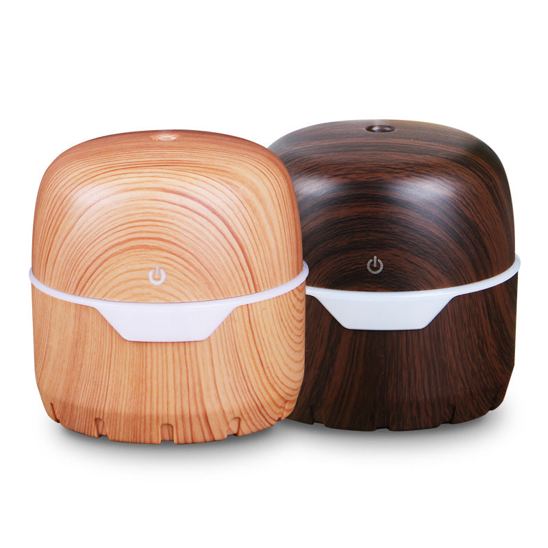 Treasure box air humidification ultrasonic large volume aroma diffusion wood grain humidifier atomization aroma diffuser