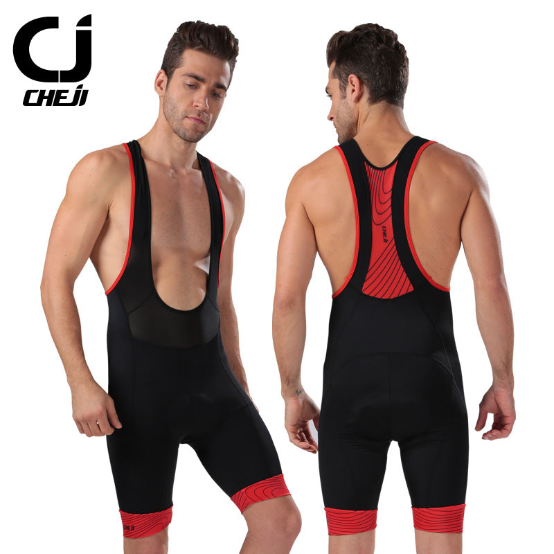 cheji polar fluorescent green strap cycling shorts men's summer cycling pants mountain biking jerseys