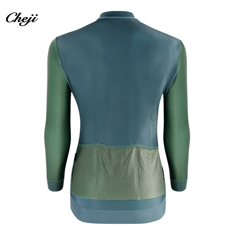 Cycling Jersey Women's Long Sleeve Top Winter Fleece Warmth