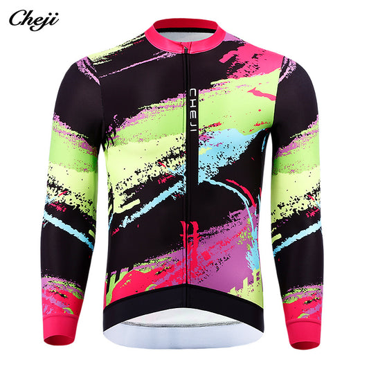 cheji trail cycling clothes men's long sleeve shirt spring, summer and autumn