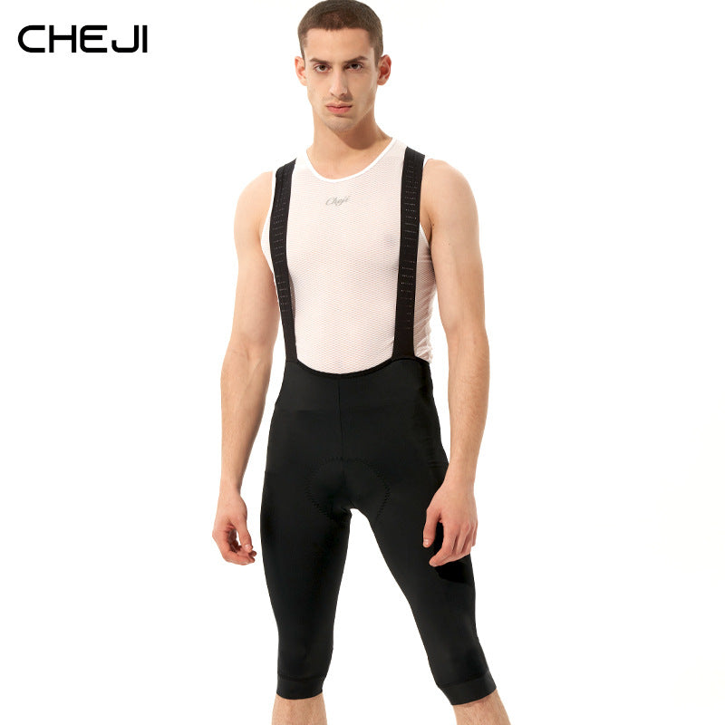 Cycling pants men's cycling pants summer 7 points pants high quality belgian sponge pants pads