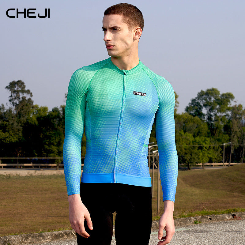 cheji trail cycling wear women's t long sleeve top summer for men and women