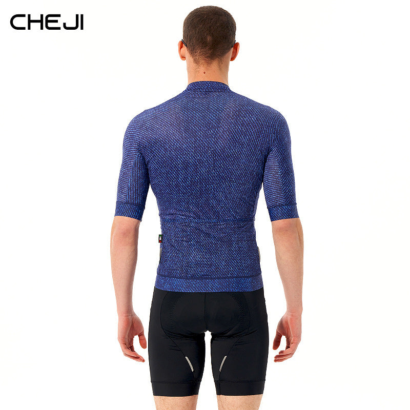 cheji trail cycling jersey short sleeve top summer men's bicycle shirt