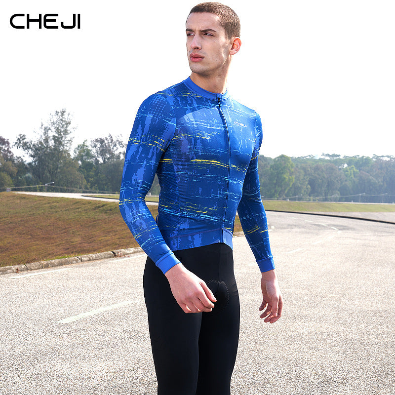 cheji trail cycling clothes men's long sleeve shirt spring, summer and autumn