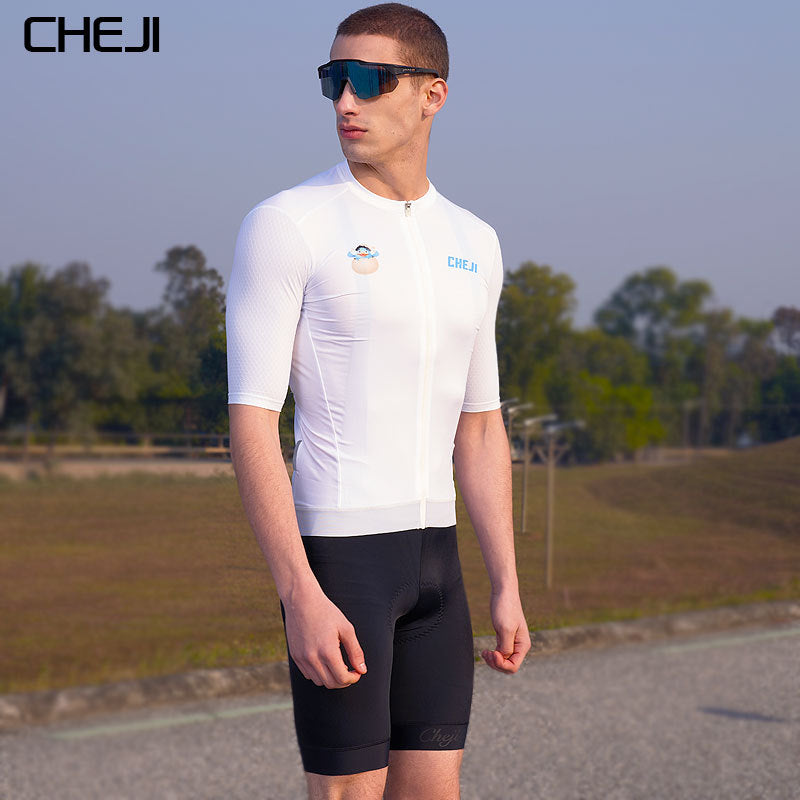 cheji trail cycling clothes short sleeve summer for men and women