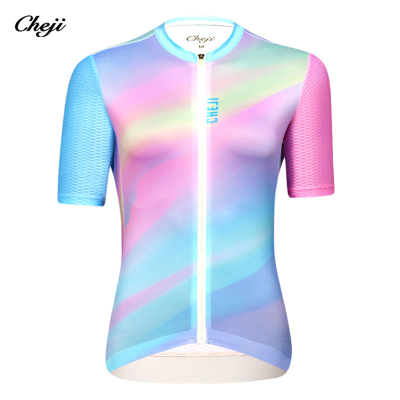 cheji track cycling wear women's short sleeve summer