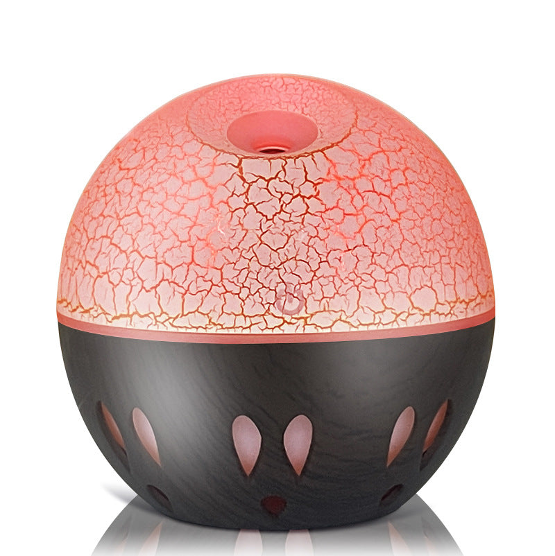 Large-capacity USB atomization aroma diffuser, wood grain mini household car humidifier, fog diffuser