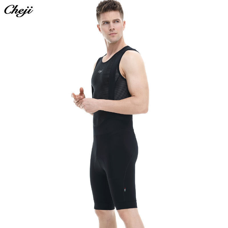 cheji cycling pants men's summer suspender strap shorts sweat wicking breathable slim butt lift spot wholesale