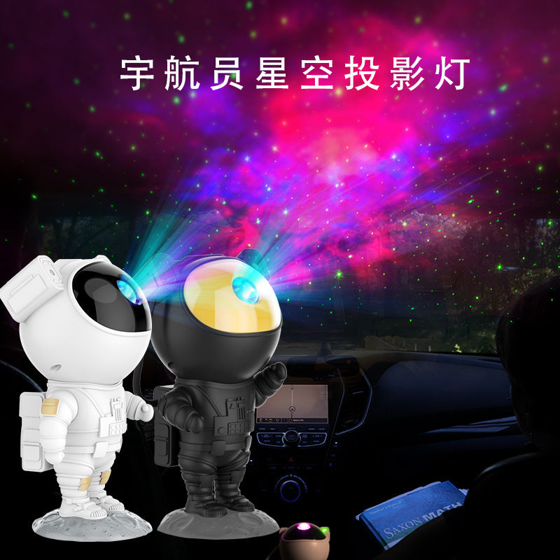 Astronaut star projector galaxy night light, nebula ceiling LED lamp with timer and remote astronaut starry sky light