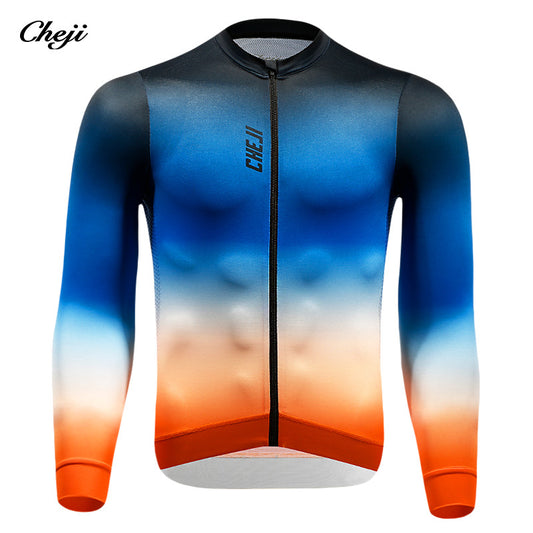 cheji trail cycling clothes women's long sleeve shirt spring, summer and autumn for men and women