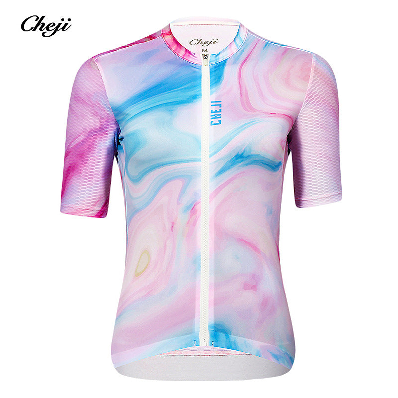 cheji track cycling wear women's short sleeve summer