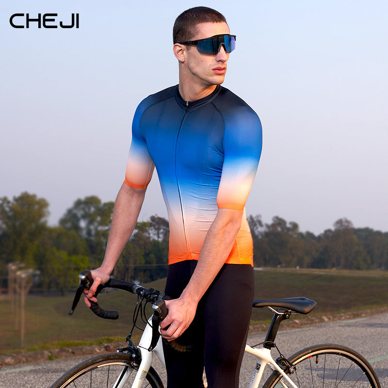 Cycling Wear Men's Summer Short Sleeve Tops Medium and High-end Quality
