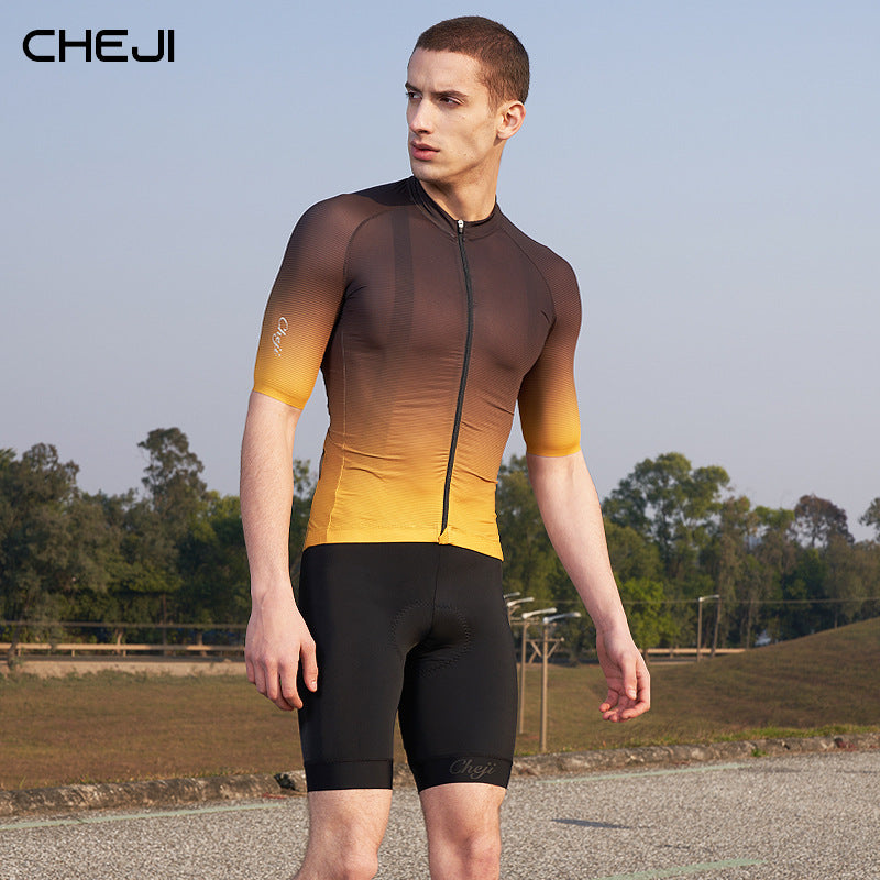 cheji trail cycling clothes women's short business clothes summer for men and women