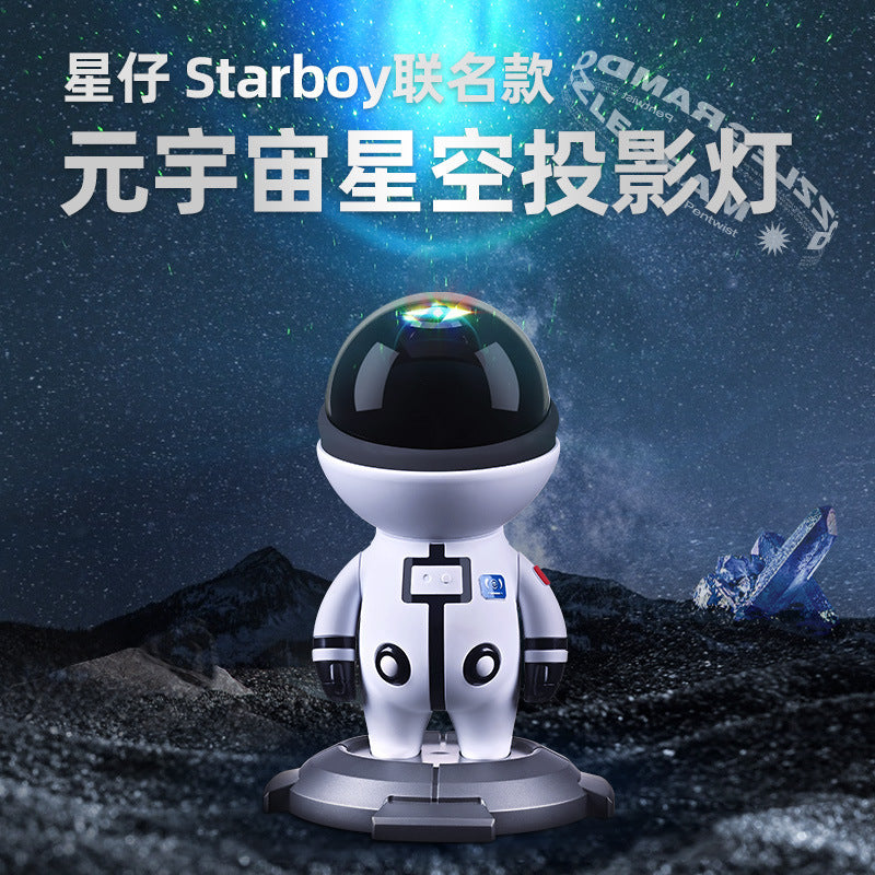 Galaxy Astronaut Star Projector Starry Sky Night Light Nebula With Remote Control Projector for Bedroom Home Ceiling Kids Gift