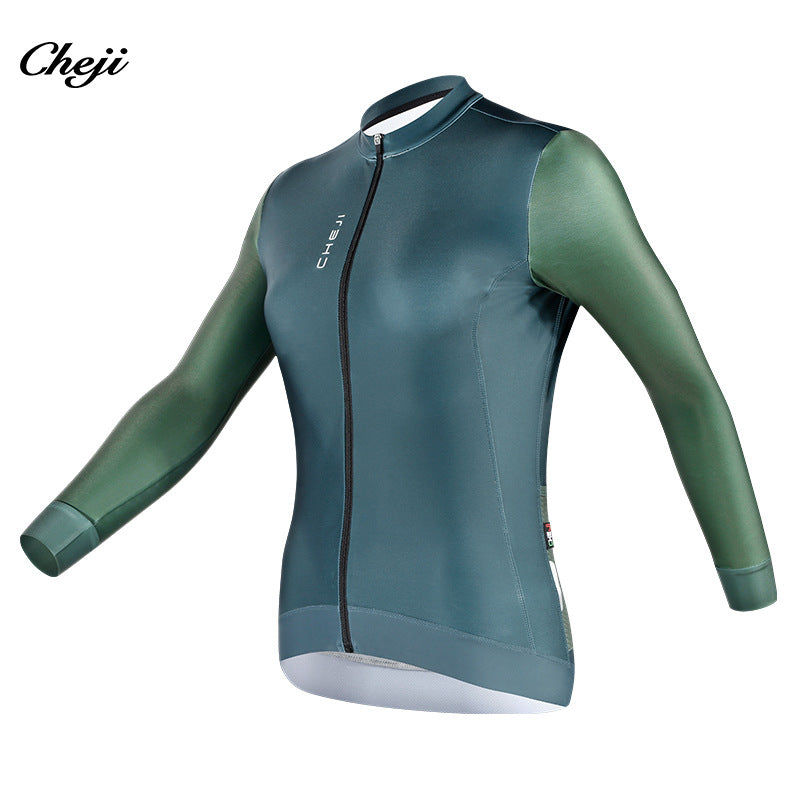 Cycling Jersey Women's Long Sleeve Top Winter Fleece Warmth