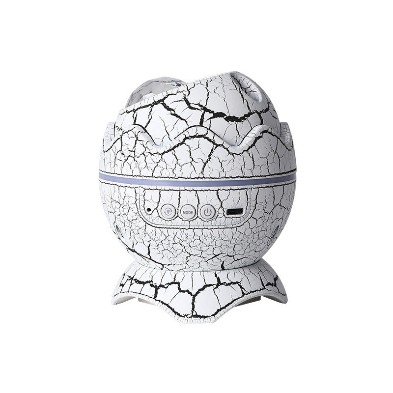 Dinosaur Egg Galaxy Star Projector Starry Light with Wireless Music Player, Night Light with White Noise