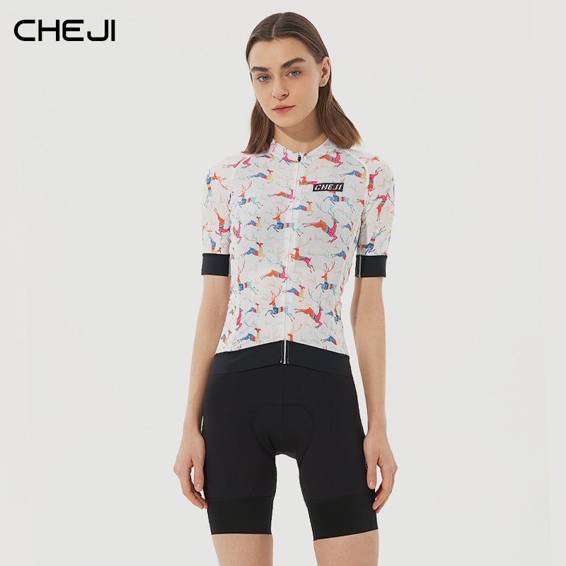 Cycling Wear Women's Summer Short Sleeve Tops Professional