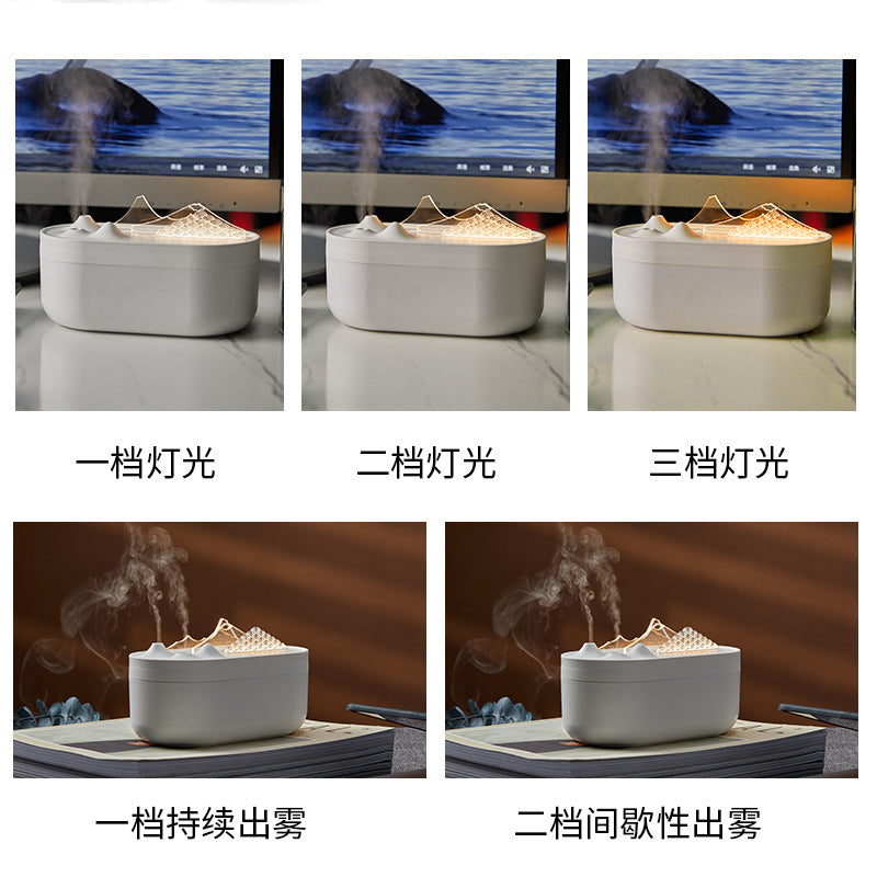 Double Spray Humidifier Home High Fog Volume Office USB Humidifier Large Capacity Humidifier