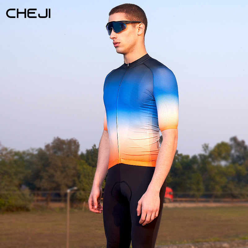 Cycling Wear Men's Summer Short Sleeve Tops Medium and High-end Quality