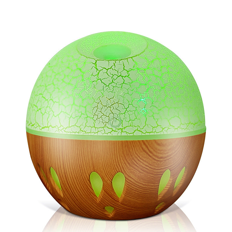 Large-capacity USB atomization aroma diffuser, wood grain mini household car humidifier, fog diffuser