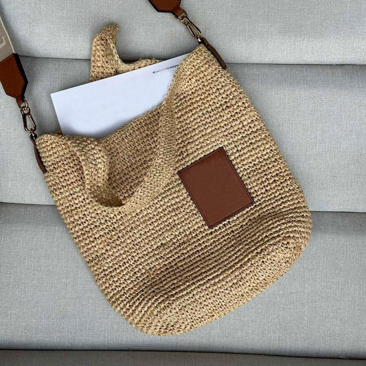 Raffia Weave Tote Bags Summer