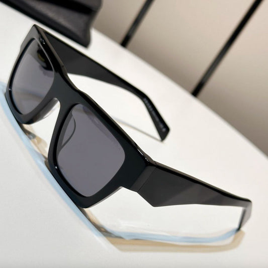A06SF Asian Fit 16K08Z Black Full Frame Sunglasses