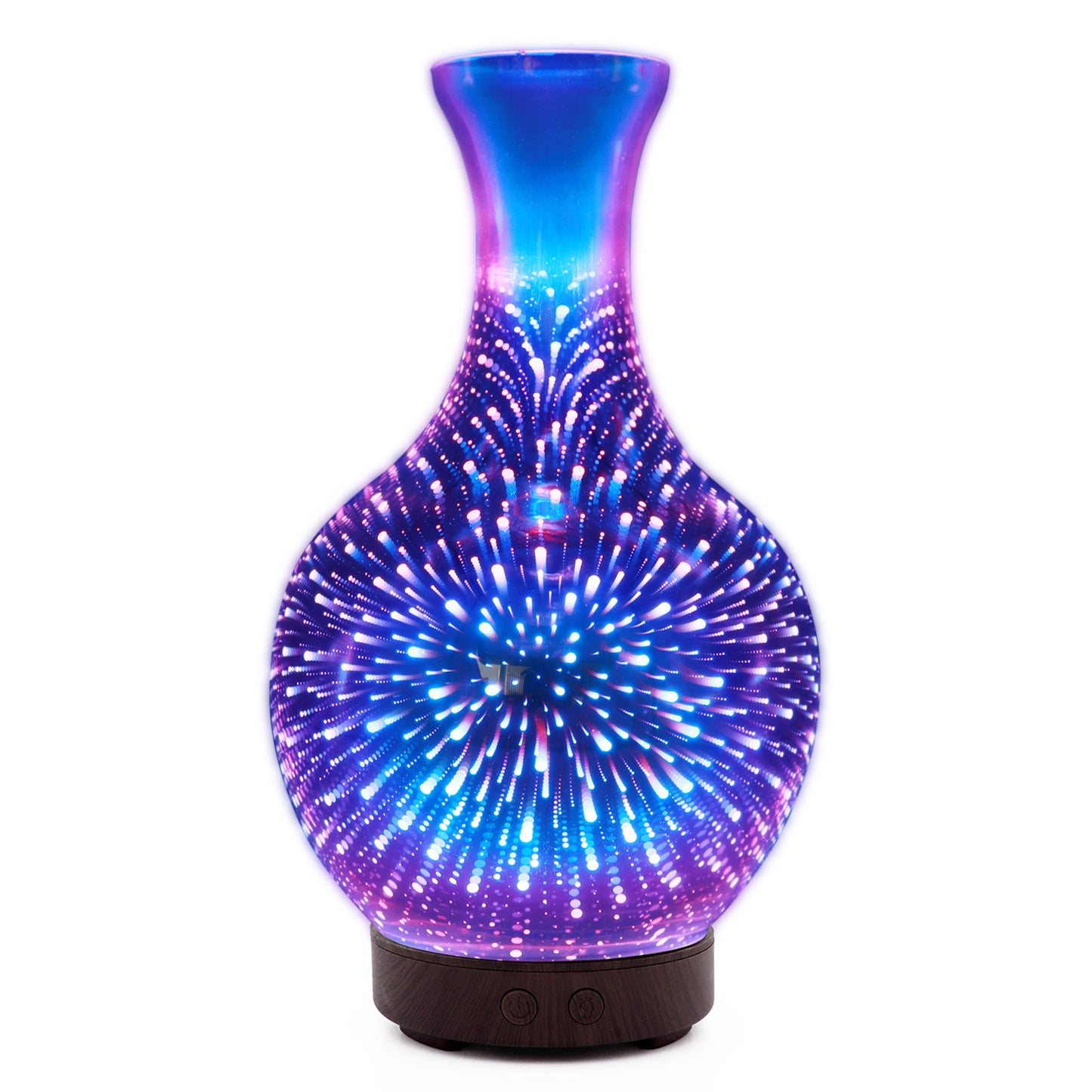 3D glass luminous humidifier dazzling color ultrasonic aromatherapy machine household gift aromatherapy diffuser