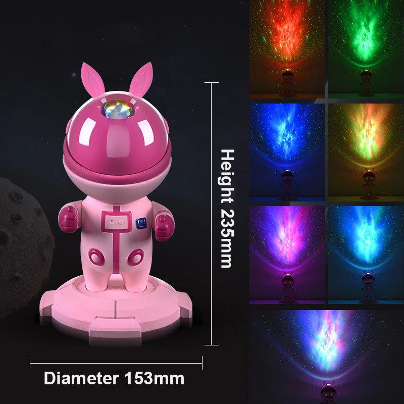 Galaxy Astronaut Star Projector Starry Sky Night Light Nebula With Remote Control Projector for Bedroom Home Ceiling Kids Gift