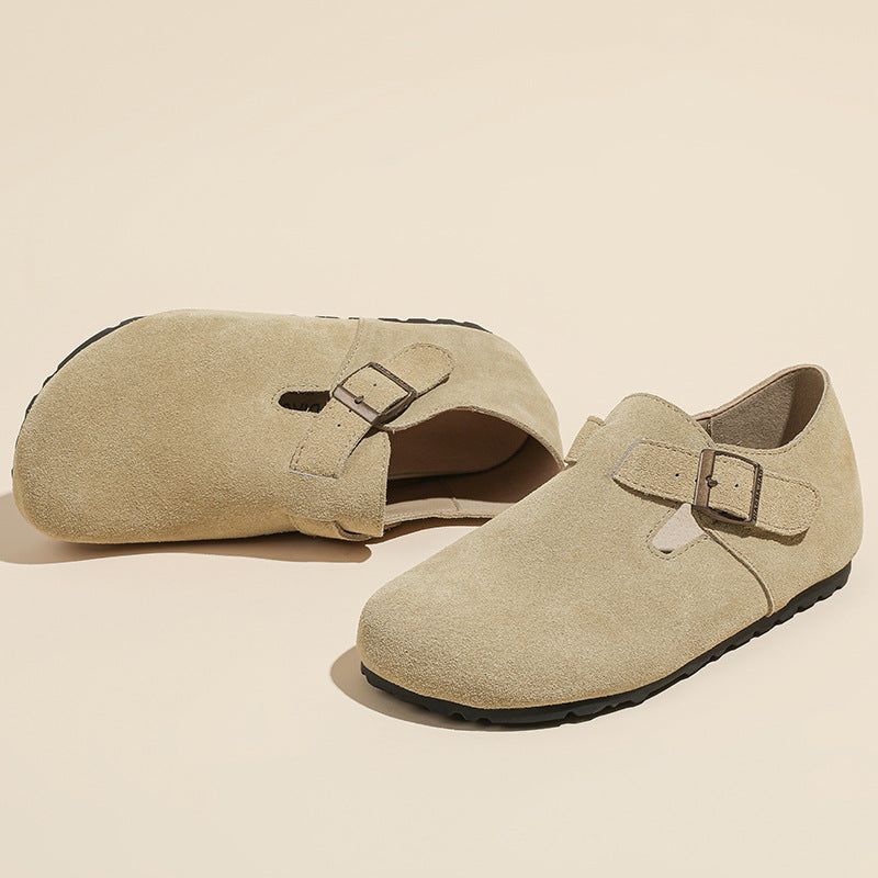 Suede Clogs-Mules for Women and Men, Unisex House Sliper with Arch Support