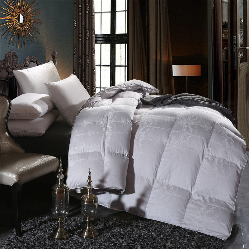 95% 5A White Goose Down Duvet Thick Soft And Warm Comforter For Home Hotel