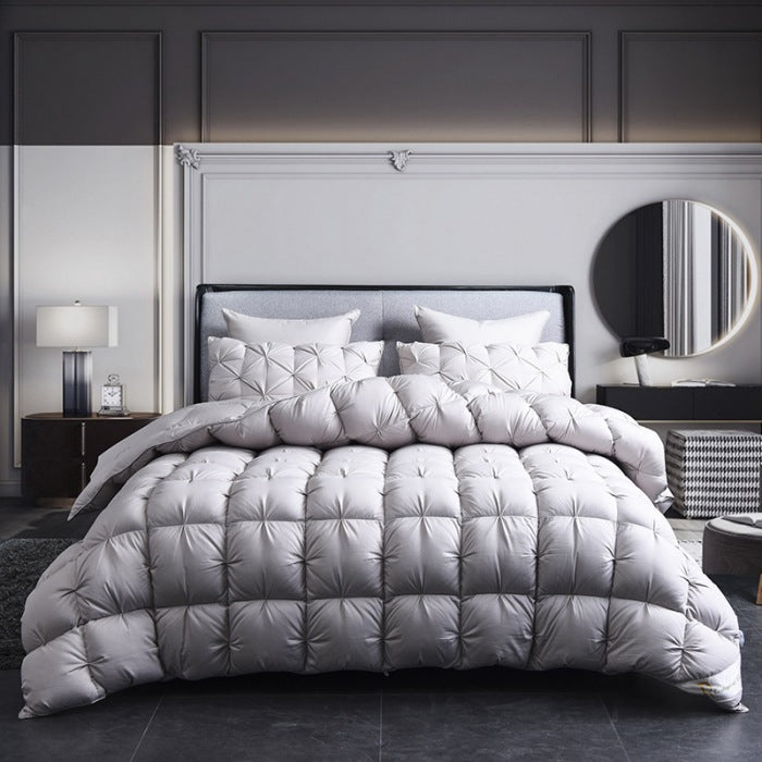 Fluffy Breathable Goose Feathers Down Duvet Down Alternative Ultra-Soft Fill-Power Hotel Collection Bedding Comforter