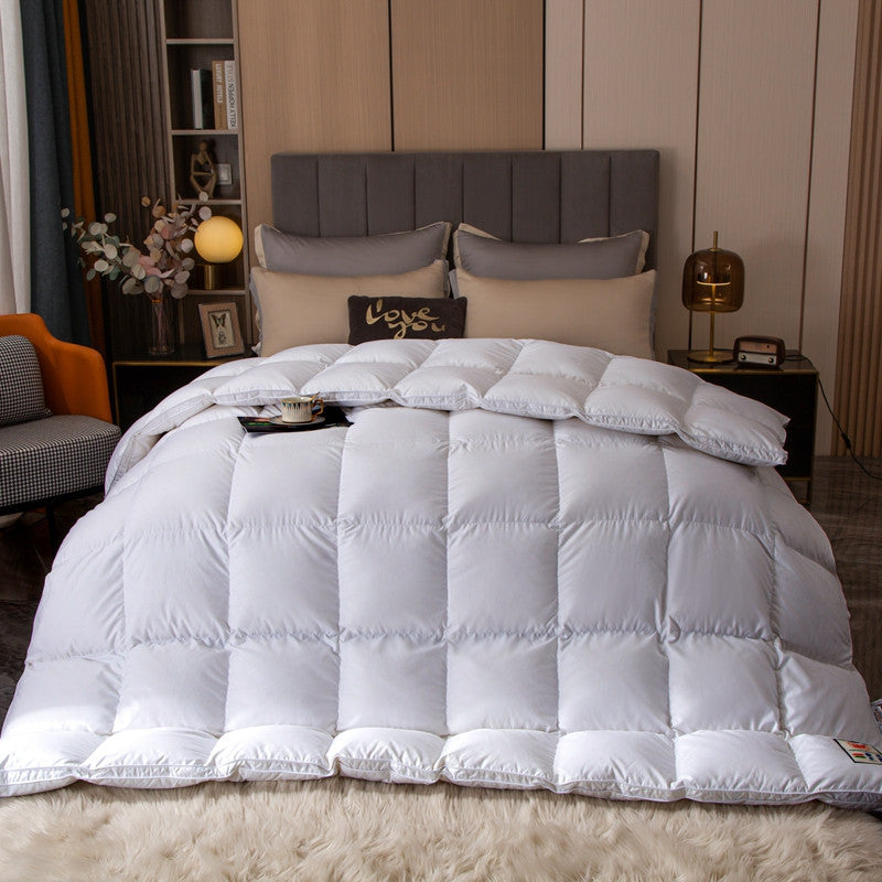Fluffy Breathable Goose Feathers Down Duvet Down Alternative Ultra-Soft Fill-Power Hotel Collection Bedding Comforter