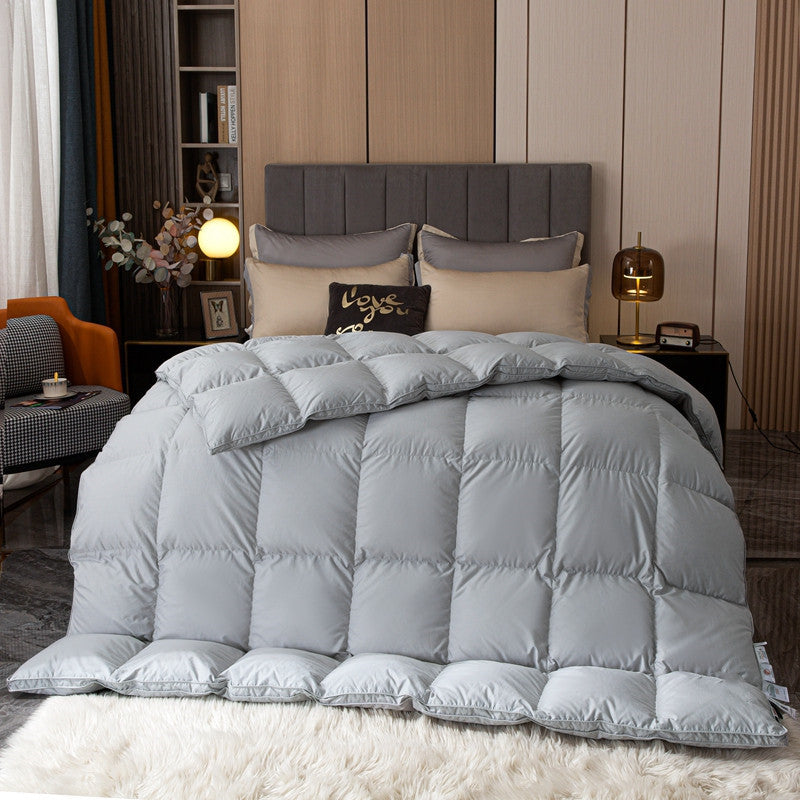 Fluffy Breathable Goose Feathers Down Duvet Down Alternative Ultra-Soft Fill-Power Hotel Collection Bedding Comforter