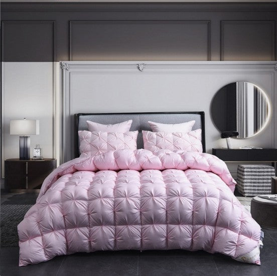 Fluffy Breathable Goose Feathers Down Duvet Down Alternative Ultra-Soft Fill-Power Hotel Collection Bedding Comforter